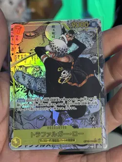 TRAFALGAR LAW MANGA ALT ART OP10-119 SEC ROYAL BLOOD ONE PIECE TCG CARD JAPANESE - Image 1