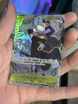 TRAFALGAR LAW MANGA ALT ART OP10-119 SEC ROYAL BLOOD ONE PIECE TCG CARD JAPANESE - Image 5