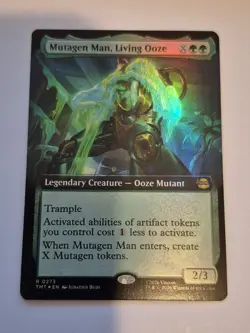 Mutagen Man, Living Ooze Extended Art Foil 0273 Teenage Mutant Ninja Turtles NM - Image 1