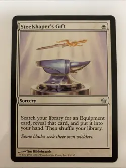 MTG NM Steelshaper's Gift Fifth Dawn Free Shipping In The US With Tracking - Image 1