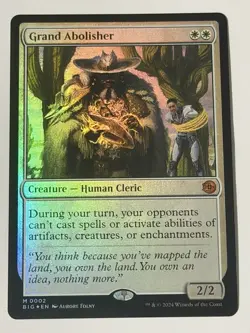 Grand Abolisher Foil - Outlaws of Thunder Junction: The Big Score (BIG) - Image 1