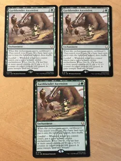 MTG Magic the Gathering 1x Earthbender Ascension Avatar Last Airbender NM - Image 1