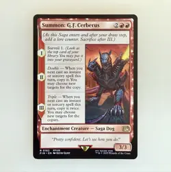 Magic the Gathering: Summon: G.F. Cerberus Final Fantasy Regular NM - Image 1