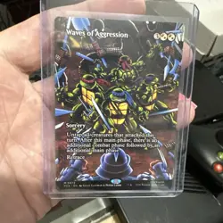 Waves of Aggression Teenage Mutant Ninja Turtles Borderless Mythic Rare - Image 1