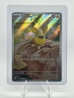 Pokemon TCG Phantasmal Flames Yamper 99/94 Illustration Rare - Image 1