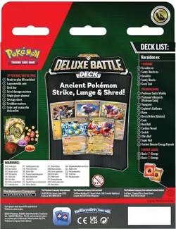 Pokemon Deluxe Battle Deck KORAIDON ex Factory Sealed Box Ready To Play Deck - Image 2