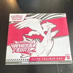 Pokemon Elite Trainer Box Scarlet & Violet White Flare - Factory Sealed New - Image 1