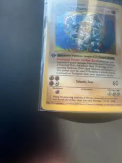 SHADOWLESS Pokemon Machamp 8/102 Deck Exclusives Holo Rare 1st Edition - Image 2