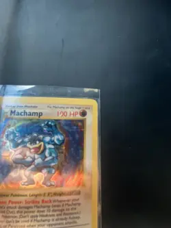 SHADOWLESS Pokemon Machamp 8/102 Deck Exclusives Holo Rare 1st Edition - Image 4