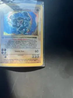 SHADOWLESS Pokemon Machamp 8/102 Deck Exclusives Holo Rare 1st Edition - Image 5