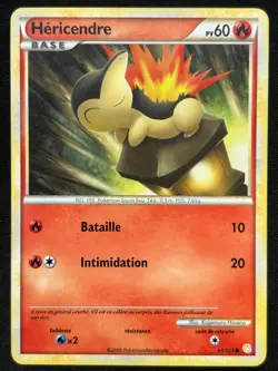 HERICENDRE 61/123 HEARTGOLD SOULSILVER FR CARTE POKEMON - Image 1