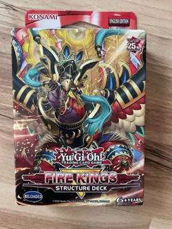 Yu-Gi-Oh TCG Fire Kings Reloaded Structure Deck (1st Edition) - New Sealed - Image 1