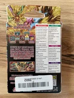 Yu-Gi-Oh TCG Fire Kings Reloaded Structure Deck (1st Edition) - New Sealed - Image 2