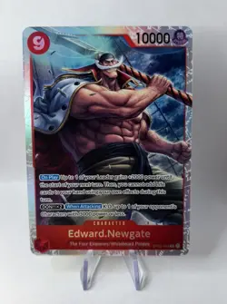 Edward Newgate OP02-004 SR One Piece Card - Image 1