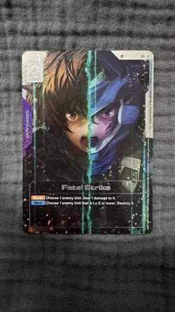 Gundam War TCG Fatal Strike C-41 SP Bandai Character Card Card Stock - Image 1