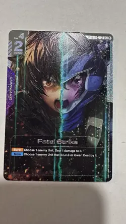 Gundam War TCG Fatal Strike C-41 SP Bandai Character Card Card Stock - Image 4