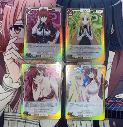 High School DxD Hero: Rias Gremory & Asia Argento SR Set Foil Osica Card - Image 1
