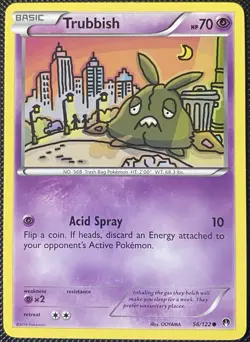 Trubbish 56/122 Breakpoint Regular - Pokemon Card - Image 1
