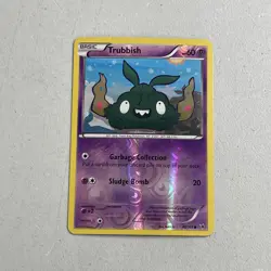 Pokemon TCG 2011 Noble Victories Card -- Trubbish 48/101 Reverse Holo - Image 1