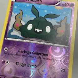 Pokemon TCG 2011 Noble Victories Card -- Trubbish 48/101 Reverse Holo - Image 2