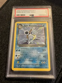 Pokemon Dark Blastoise Holo Rare TCG Card 3/82 PSA 5 - Image 1