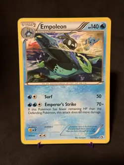 Pokemon TCG Empoleon Legendary Treasures Regular Rare Card 35/113 - Image 1