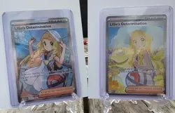 Pokemon Lillie's Determination Trainer MEG Two Cards 184/132 and 169/132 Bundle - Image 1