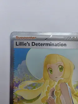 Pokemon Lillie's Determination Trainer MEG Two Cards 184/132 and 169/132 Bundle - Image 4