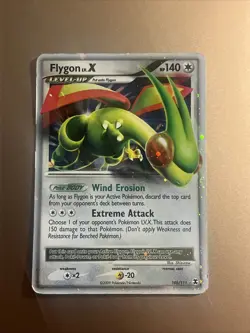 Flygon Lv.X 105/111 2009 Pokemon Card - Image 1