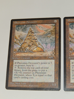 Magic The Gathering MTG 2X Phyrexian Devourer Alliances Edition MP RARE VINTAGE - Image 3