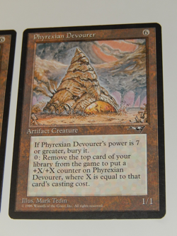Magic The Gathering MTG 2X Phyrexian Devourer Alliances Edition MP RARE VINTAGE - Image 4