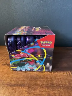 Pokemon Mega Evolutions Heroes x 10 Mini Tin Display Bundle Empty + Stickers - Image 5