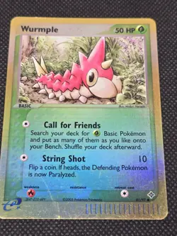 Pokemon Card - Wurmple Dragon 81/97 Common Reverse Holo - Image 2