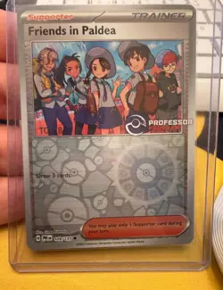 Pokemon TCG Friends In Paldea Professor Program Promo 109/131 TOP 8 - Image 1