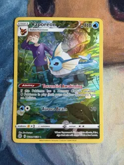 Vaporeon TG02/TG30 Pokemon Brilliant Stars 2022 NM / Near Mint - Image 1
