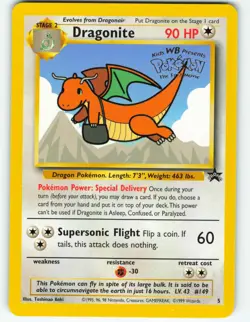 Dragonite - #5 WOTC Black Star Promo - Pokemon TCG - 1999 - Image 1