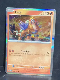 Entei Pokemon ME Mega Evolution Ascended Heroes Holo 025/217 Rare TCG - Image 2