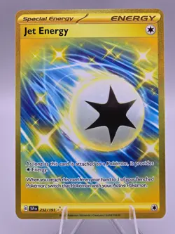 Pokemon Jet Energy 252/191 Gold Secret Rare NM - Image 1