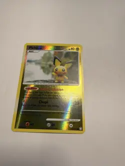 Pokemon TCG Pichu Mysterious Treasures Reverse Holo 93/123 Yuka Morii - Image 1