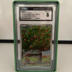 Pokemon TCG Applin 185/167 Twilight Masquerade Illustration Rare -Holo (2024) - Image 1