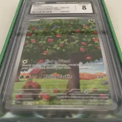 Pokemon TCG Applin 185/167 Twilight Masquerade Illustration Rare -Holo (2024) - Image 4