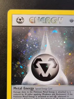 Pokemon Neo Genesis 1st Edition Rare Holo Metal Energy 19/111 NM - Image 2