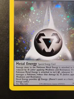 Pokemon Neo Genesis 1st Edition Rare Holo Metal Energy 19/111 NM - Image 3