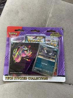 Pokemon TCG Ascended Heroes Tech Sticker Collection 2 Set GASTLY & CHARMANDER - Image 2
