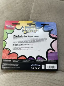 Pokemon TCG Ascended Heroes Tech Sticker Collection 2 Set GASTLY & CHARMANDER - Image 3
