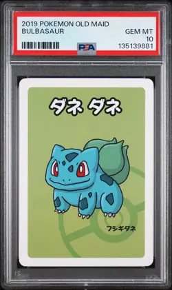 2019 POKEMON OLD MAID BULBASAUR PSA 10 - Image 1