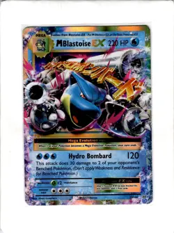 Pokemon TCG M Blastoise EX Ultra Rare XY Evolutions 22/108 - Image 1