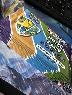 Play! Pokemon Prize Pack Series 7- Factory Sealed Lot of 15 Packs - Image 1