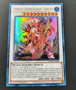 Yu-Gi-Oh! Swordsoul Supreme Sovereign-Chengying Ultra Rare MAMA-EN039 NM - Image 1