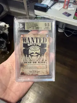 2025 One Piece OP13 Gol.D.Roger Wanted Poster SP– Carrying On His Will BGS 9.5 - Image 1